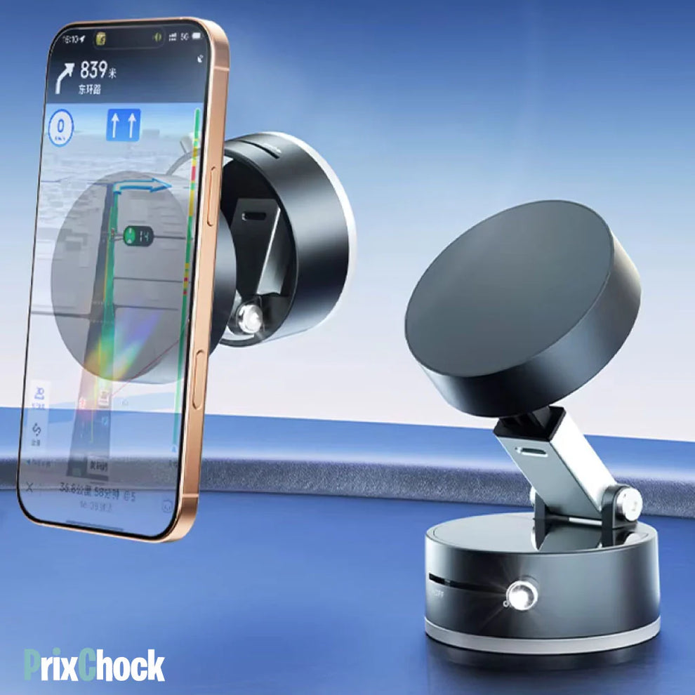 Support Téléphone Magnétique Ultra-Stable à Ventouse MagSafe™ – Rotation 360° pour iPhone et Android