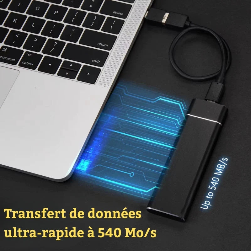 Disque Dur Externe SSD Portable 8 To Ultra-Rapide – Performance, Résistance & Mobilité