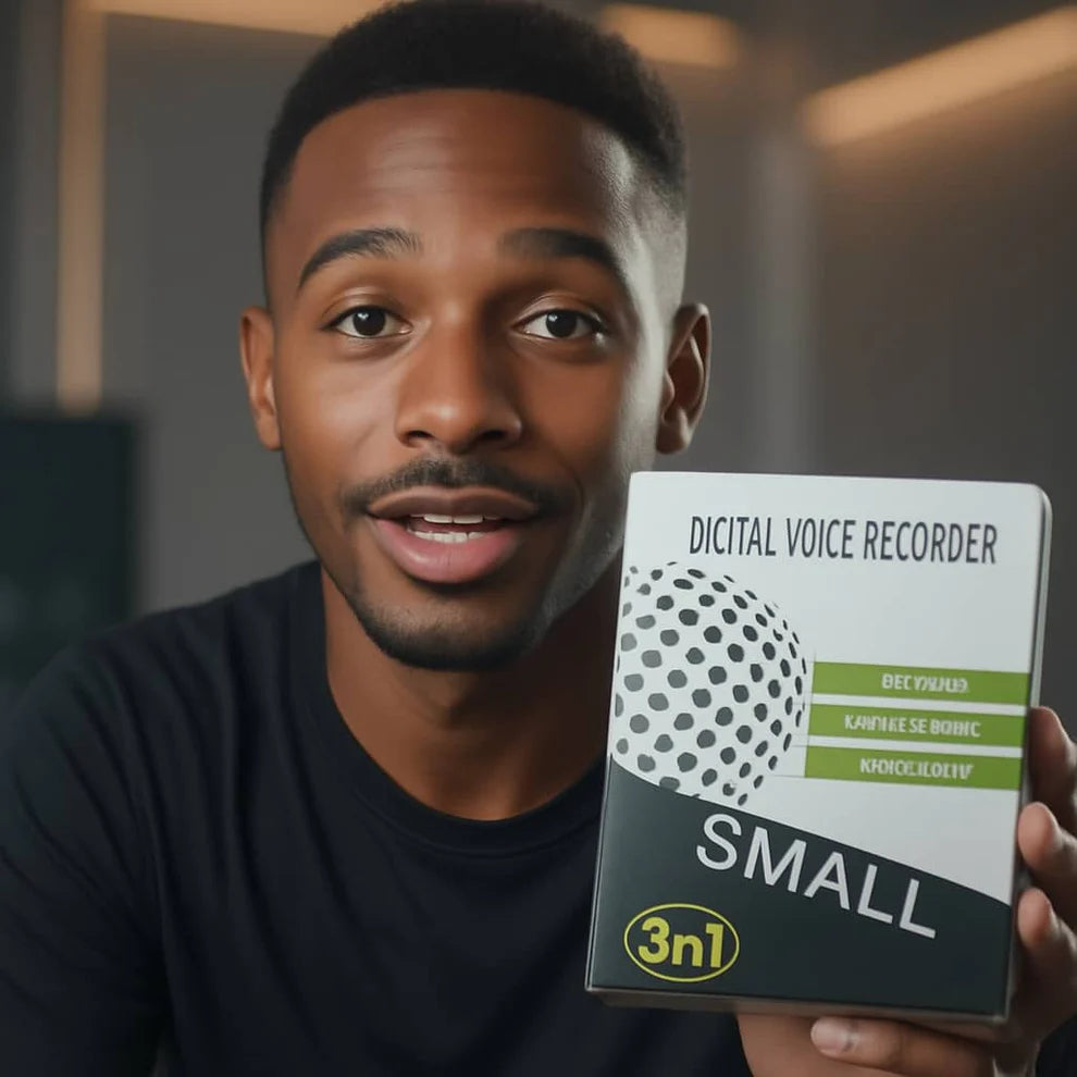 Mini Enregistreur Vocal Numérique 8GB – Discret et Puissant