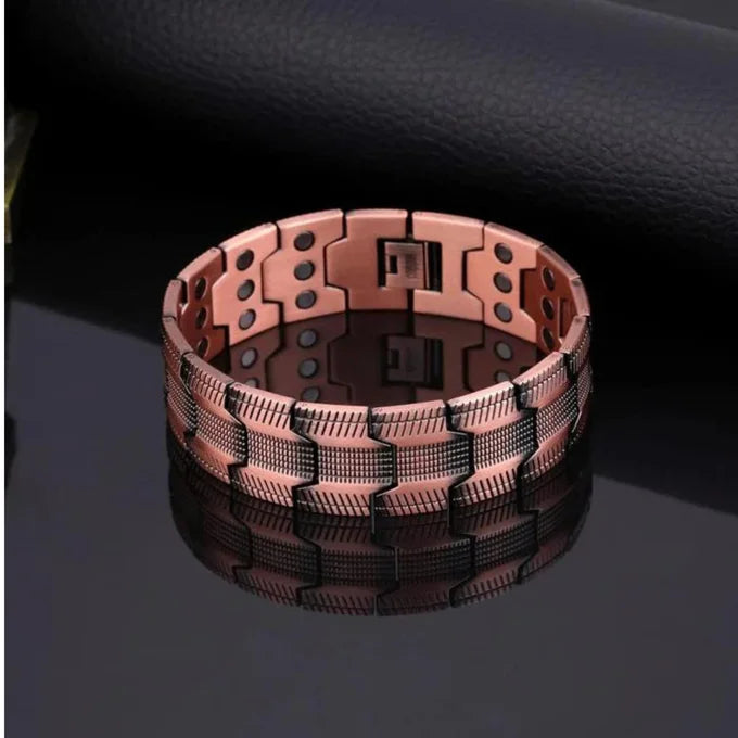 Bracelet magnétique en cuivre soulage la fatigue et favorise la circulation sanguine