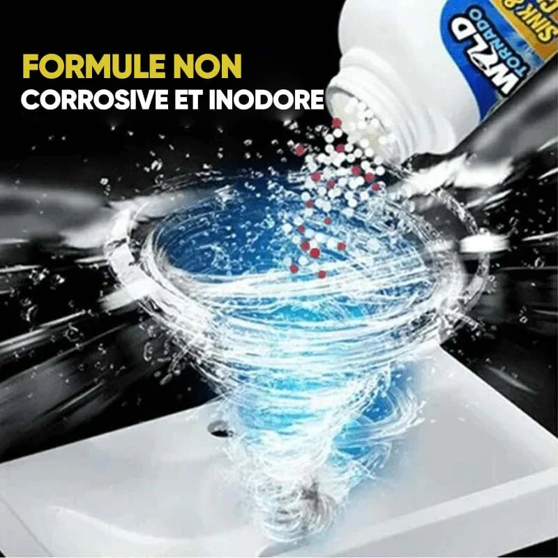 Déboucheur Nettoyant Puissant pour Éviers et Canalisations