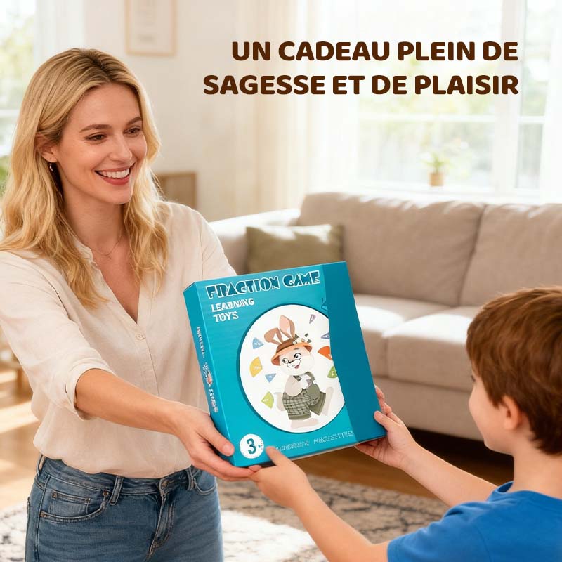 Livre de Fractions Magnétique Montessori - FractionGame™