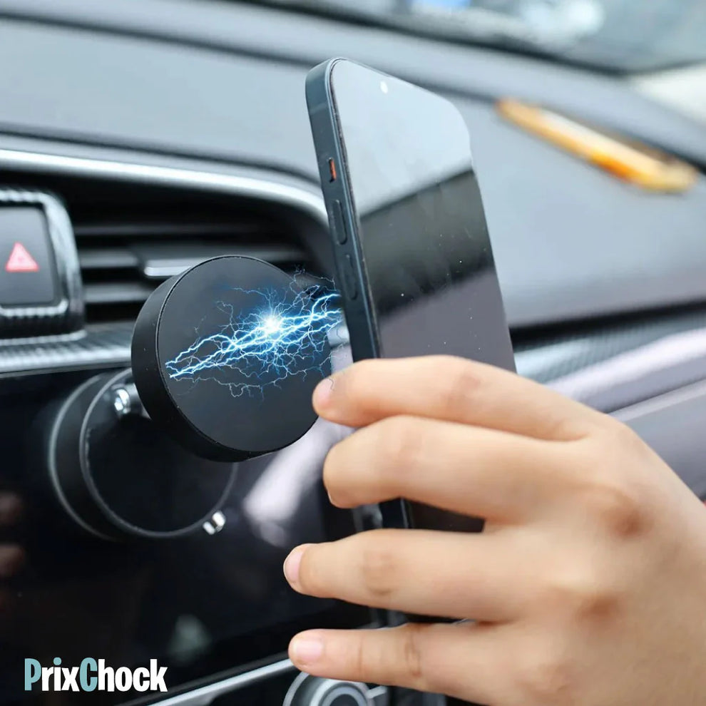 Support Téléphone Magnétique Ultra-Stable à Ventouse MagSafe™ – Rotation 360° pour iPhone et Android