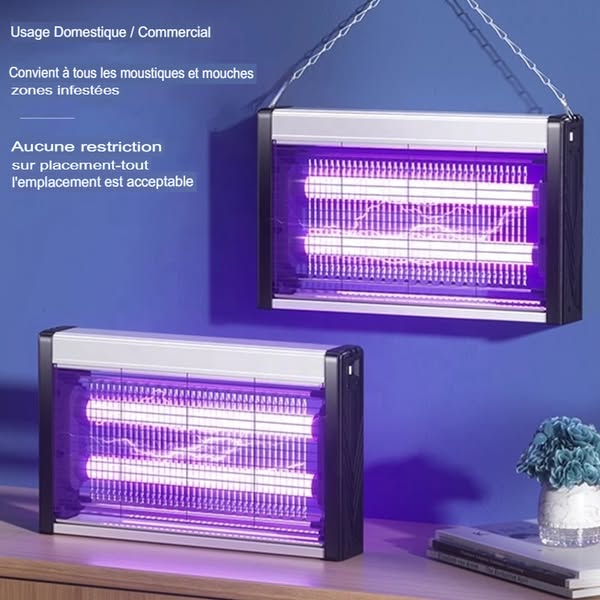 💥 Lampe Anti-Insectes Professionnelle – Dites adieu aux moustiques pour de bon
