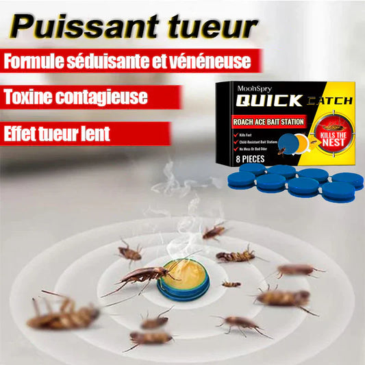 Piège Anti-Cafard Révolutionnaire – Chasse les cafards ou Élimine le Nid en 48h, Sans Odeur ni Risque