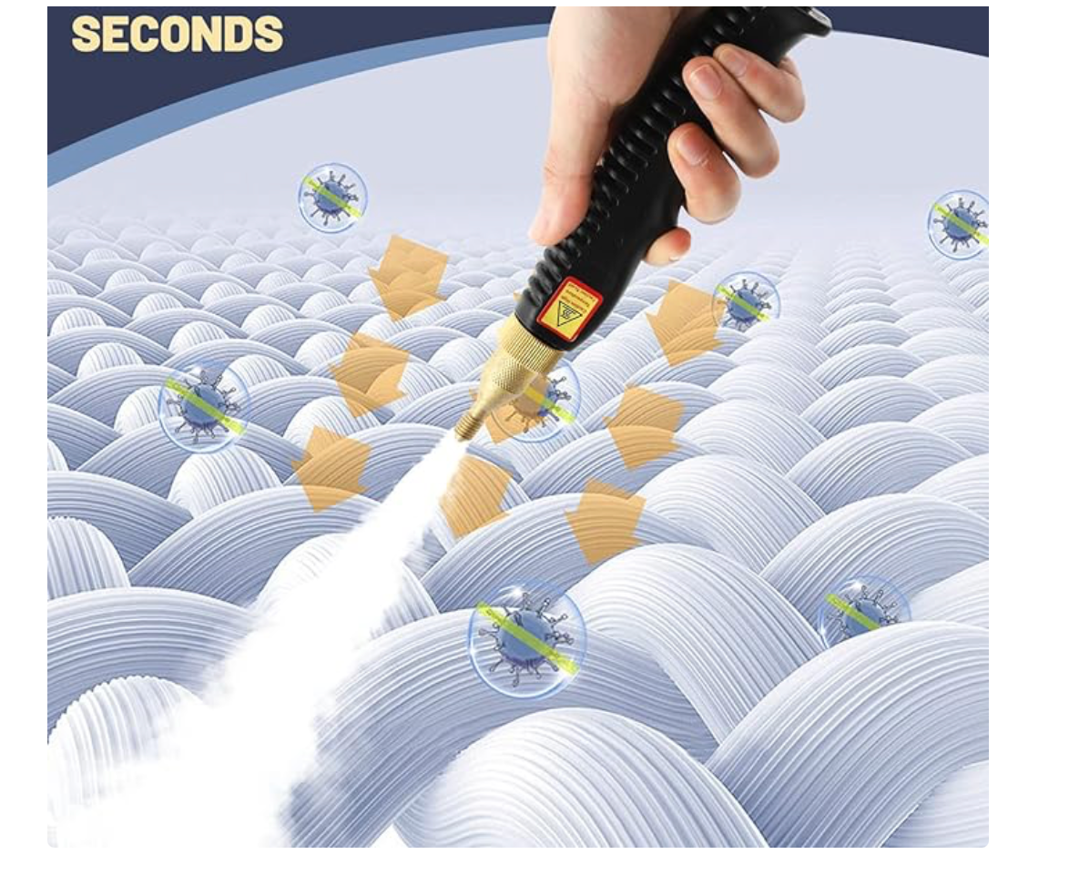 2500W Nettoyeur à Vapeur à Haute Température Pressurisée Portatif