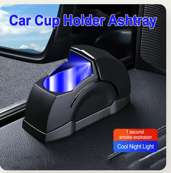 Cendrier de Voiture Universel avec éclairage LED