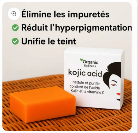 Savon Kojic Éclat Naturel – Ta Peau d’une Douceur Lumineuse, Éclatante et Lisse