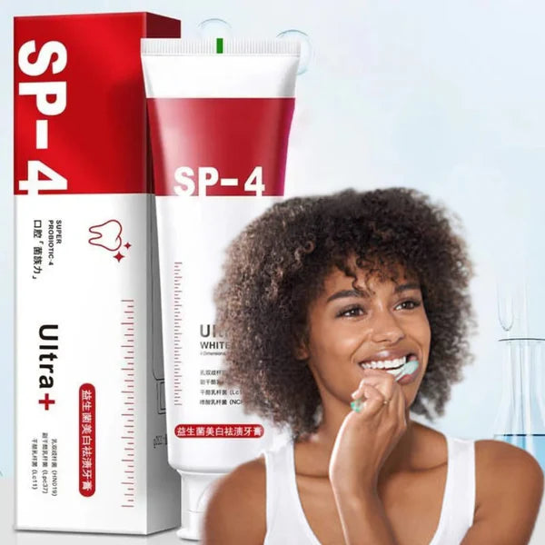 SP4 Dentifrice blanchissant probiotique Gestion de la santé bucco-dentaire(Élimine des années de taches) gab