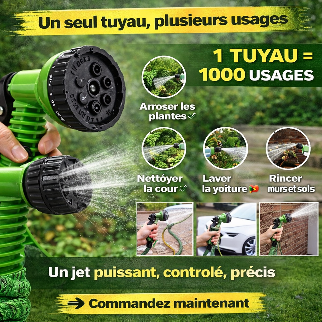 TUYAU EXTENSIBLE MULTI-USAGE 2
