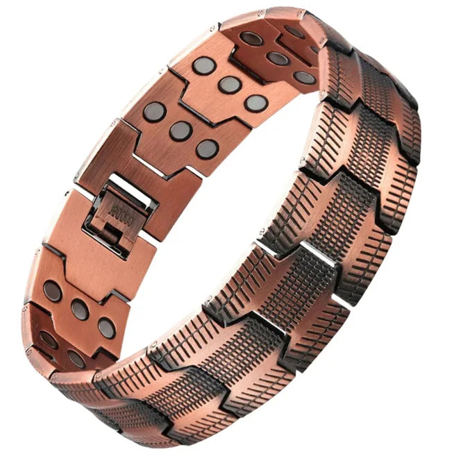 Bracelet magnétique en cuivre soulage la fatigue et favorise la circulation sanguine