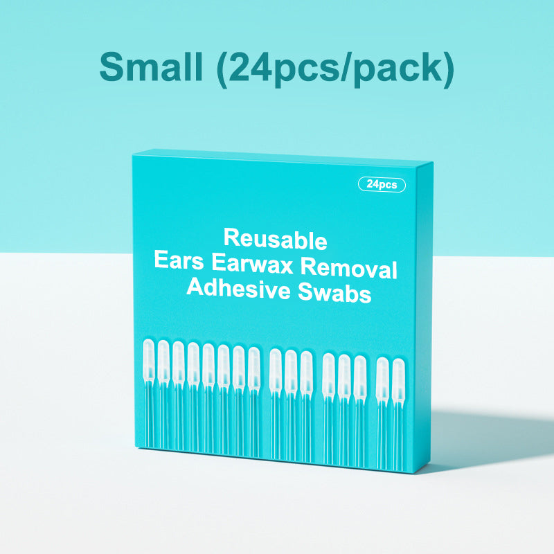 Bâtonnets Adhésifs Lavables pour l’Hygiène des Oreilles – Boîte de 24