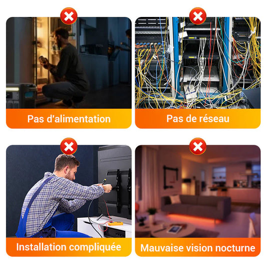 Mini Caméra de Surveillance HD Intelligente avec Vision Nocturne