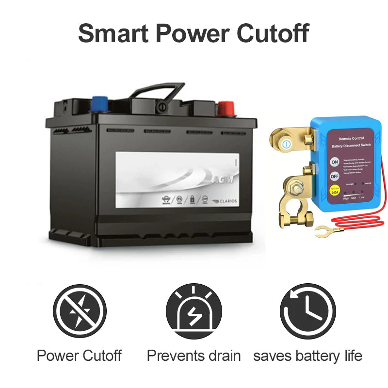 Interrupteur de déconnexion de batterie pour voiture télécommandée