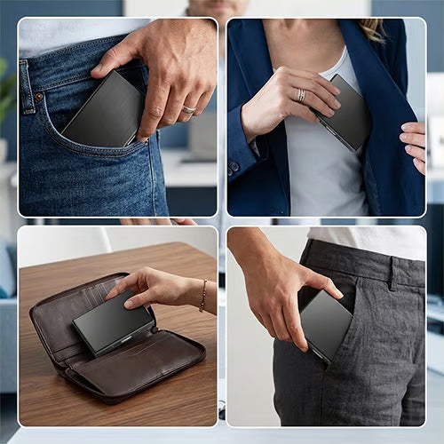 Porte-cartes RFID en Acier