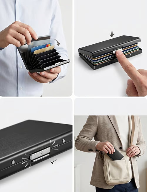 Porte-cartes RFID en Acier