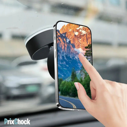 Support Téléphone Magnétique Ultra-Stable à Ventouse MagSafe™ – Rotation 360° pour iPhone et Android