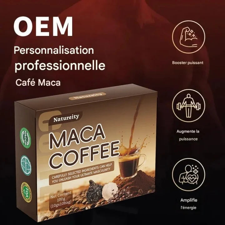 Café énergisant Maca pour hommes