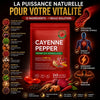 Complément alimentaire en gélules de poivre de Cayenne