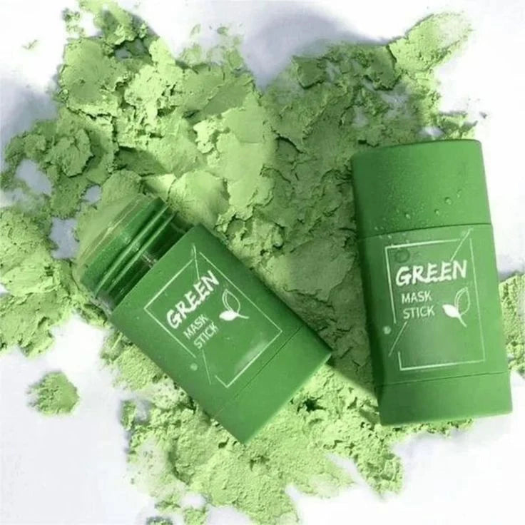 Stick Masque au thé vert - Aide à éliminer les points noirs et à purifier la peau