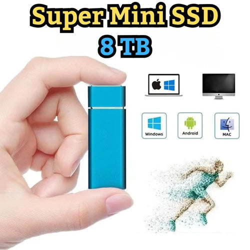 Disque Dur Externe SSD Portable 8 To Ultra-Rapide – Performance, Résistance & Mobilité