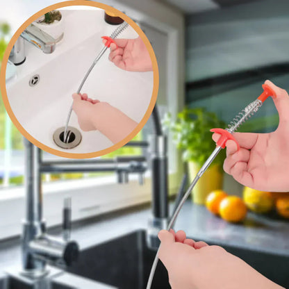 Pince Déboucheur Flexibles Et Solide Pour Nettoyage D'évier De Cuisine, Salle De Bain, Baignoire, Toilettes