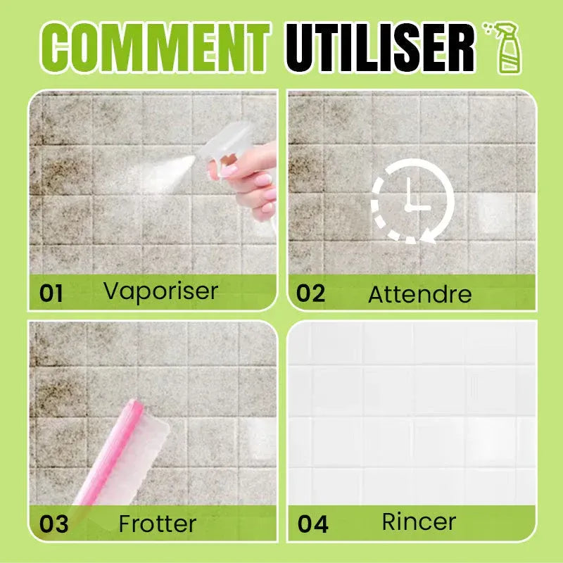 300ML Spray de Nettoyage Multi-usages à l'Acide Oxalique pour Éliminer les Taches Chad