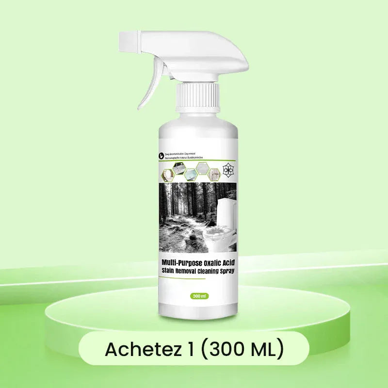 300ML Spray de Nettoyage Multi-usages à l'Acide Oxalique pour Éliminer les Taches Chad