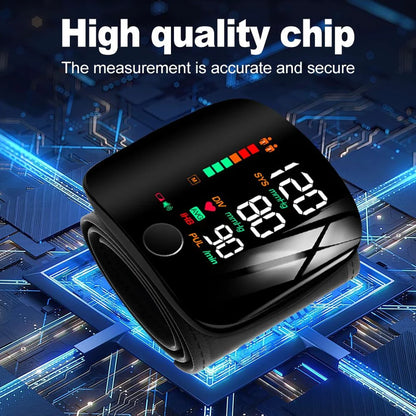 Tensiomètre Poignet Portable et Rechargeable Avec Écran LED : Précision Et Facilité D'utilisation