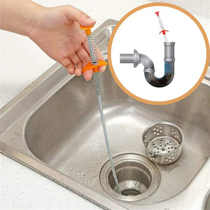 Pince Déboucheur Flexibles Et Solide Pour Nettoyage D'évier De Cuisine, Salle De Bain, Baignoire, Toilettes