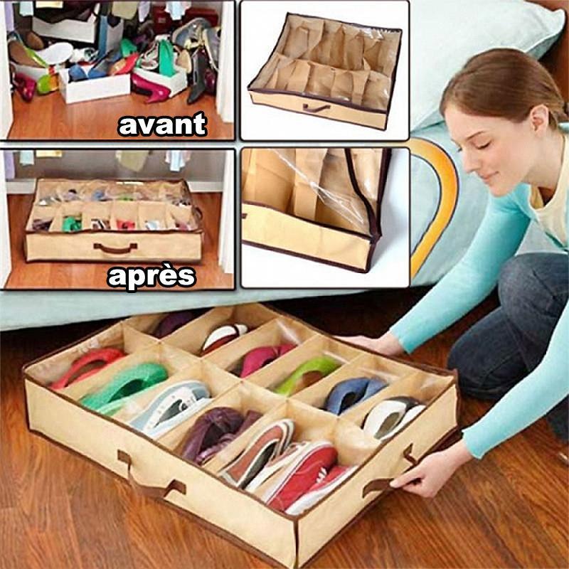 Organisateur De Chaussures compact – Gain De Place Instantané