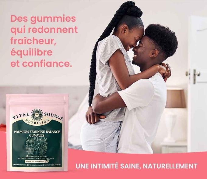 Gummies d'équilibre féminines de qualité supérieure