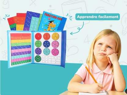 Livre de Fractions Magnétique Montessori - FractionGame™