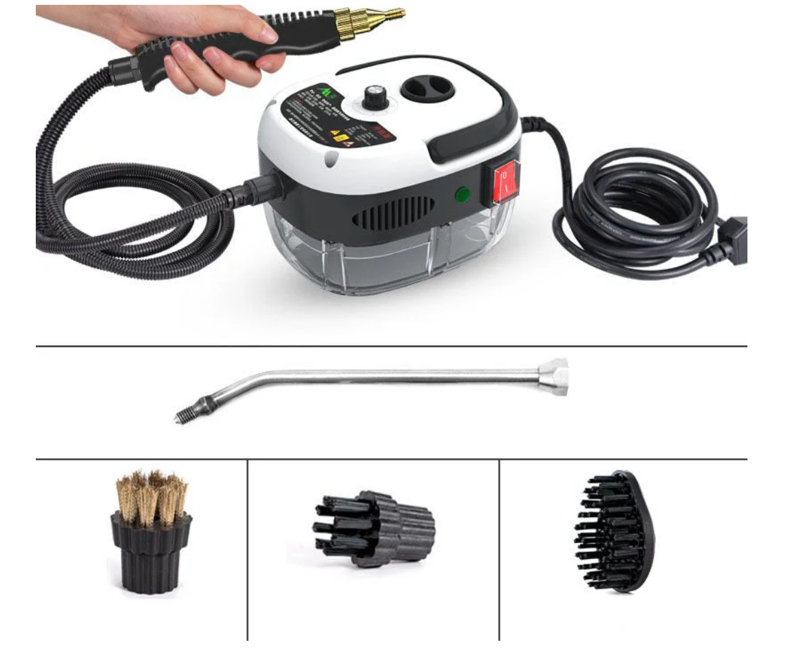 2500W Nettoyeur à Vapeur à Haute Température Pressurisée Portatif