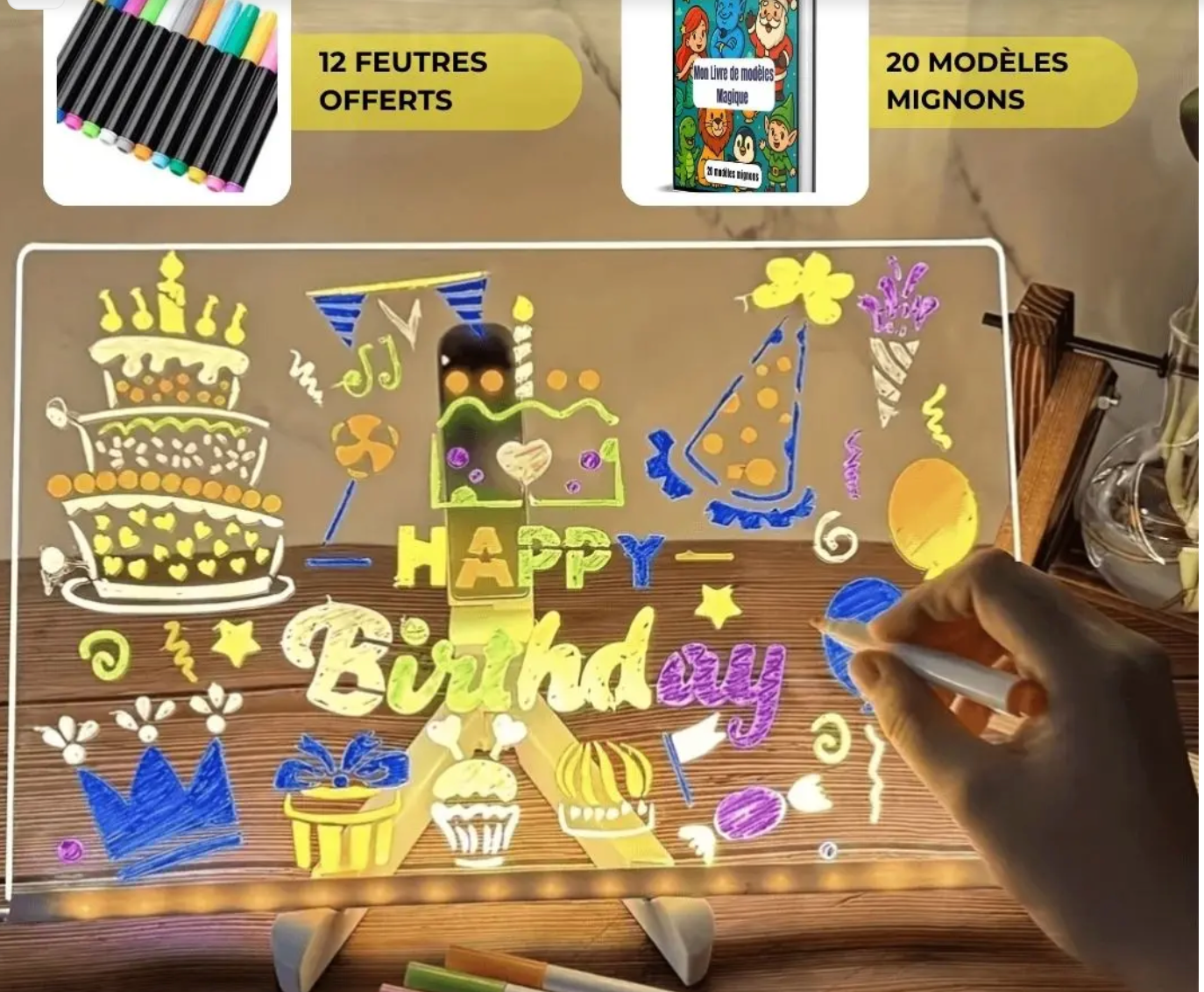 LumiSketch™ – La tablette qui remplace les écrans