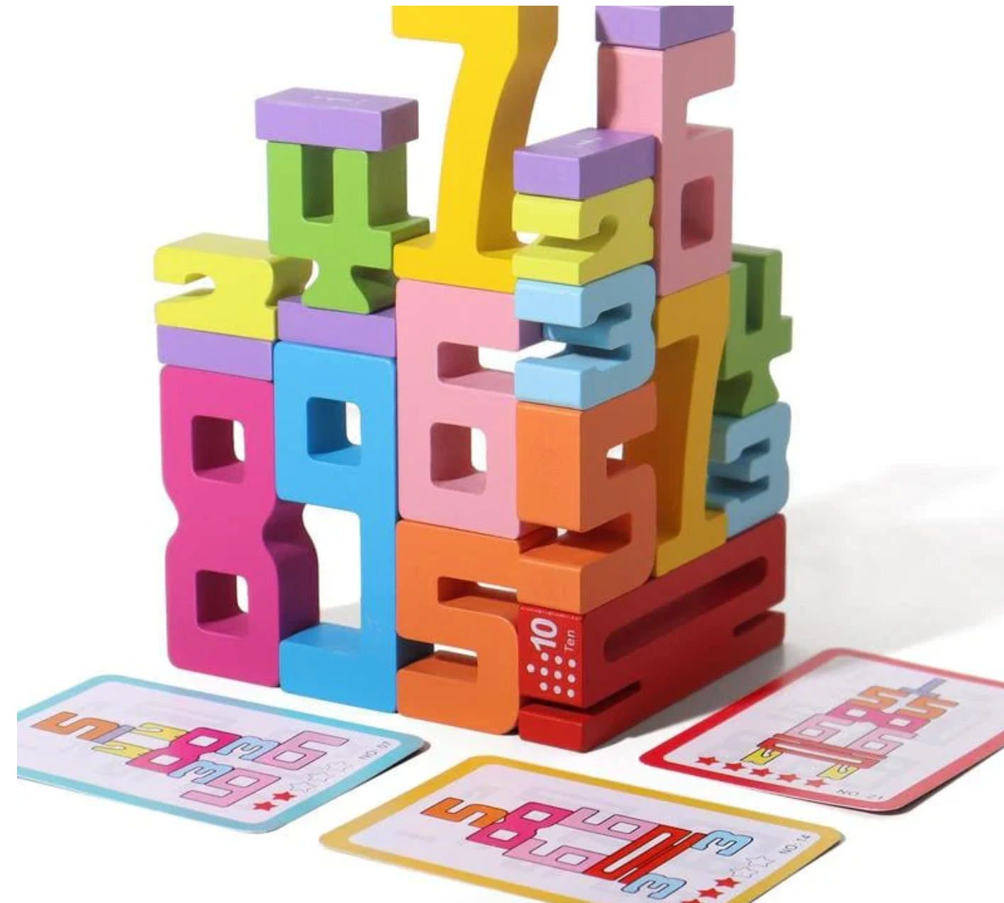Jeu de Construction en Bois Montessori – Building Blocks™