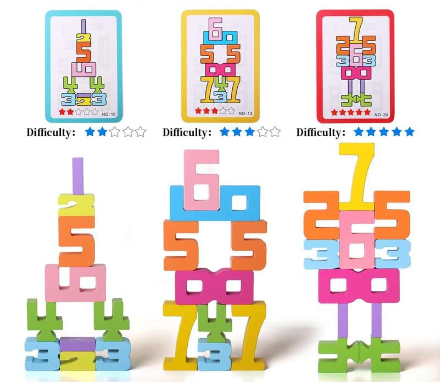 Jeu de Construction en Bois Montessori – Building Blocks™