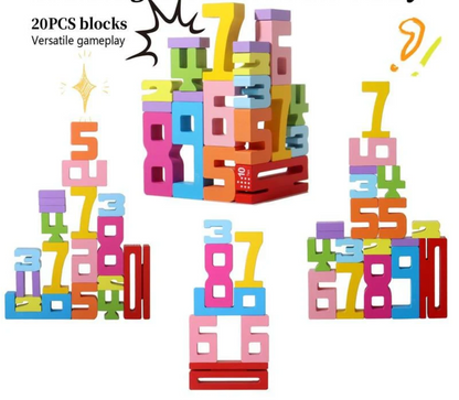 Jeu de Construction en Bois Montessori – Building Blocks™