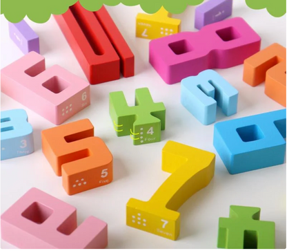 Jeu de Construction en Bois Montessori – Building Blocks™