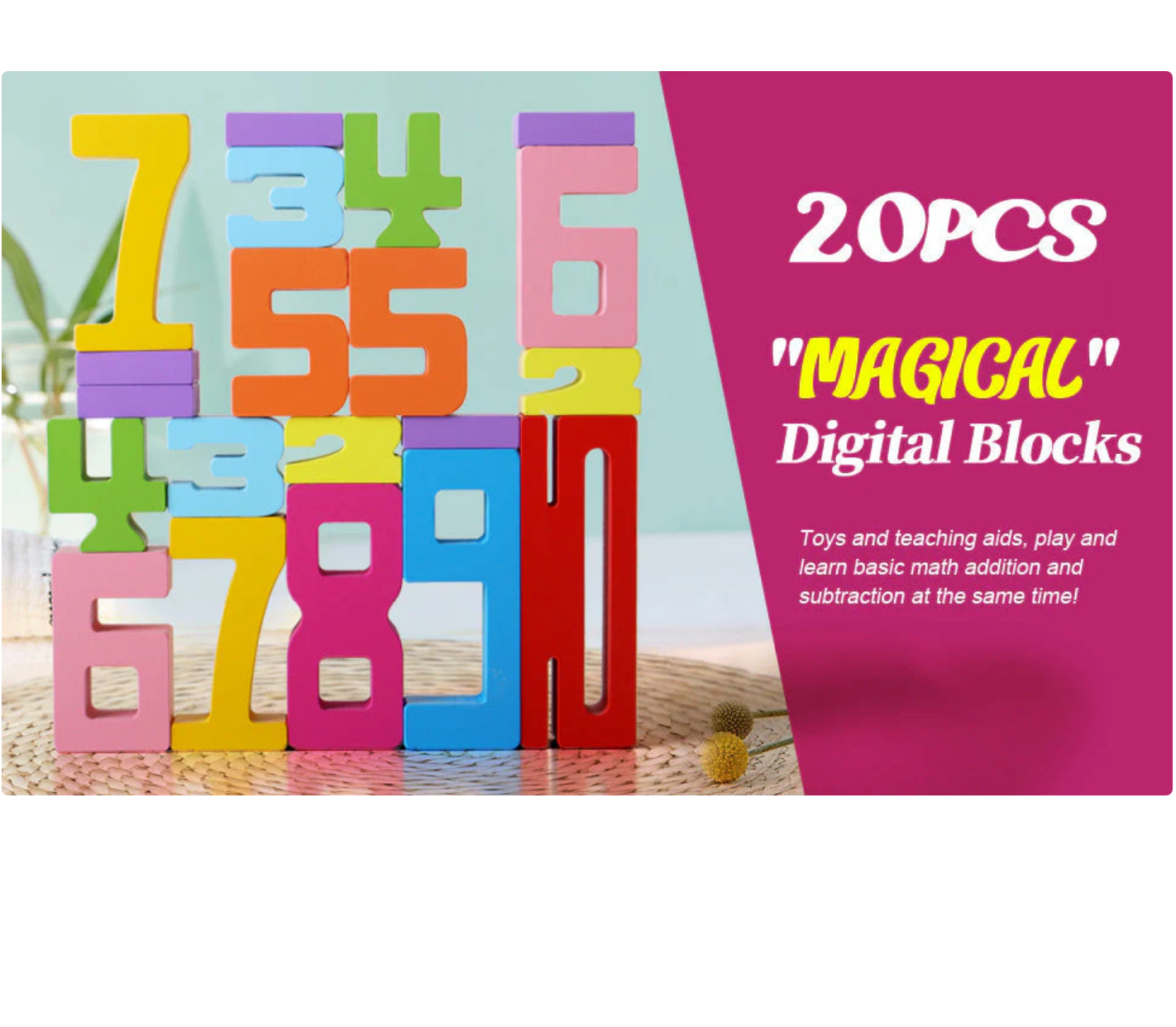 Jeu de Construction en Bois Montessori – Building Blocks™