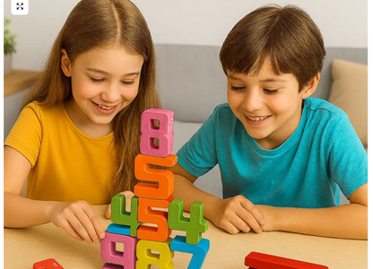 Jeu de Construction en Bois Montessori – Building Blocks™