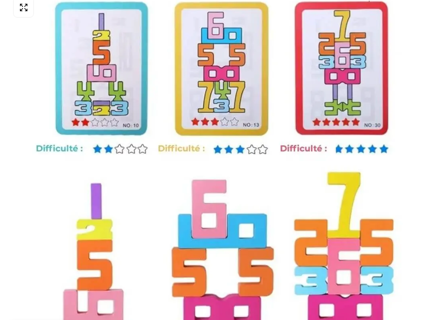 Jeu de Construction en Bois Montessori – Building Blocks™