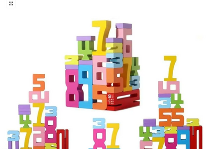 Jeu de Construction en Bois Montessori – Building Blocks™