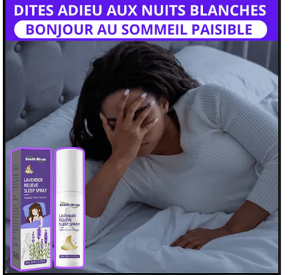 Spray d'oreiller relaxant à la lavande