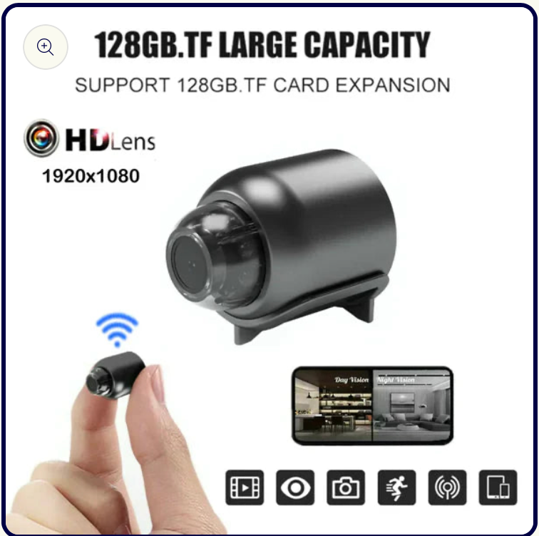 Mini Caméra espion WiFi discrète HD 1080P haute définition