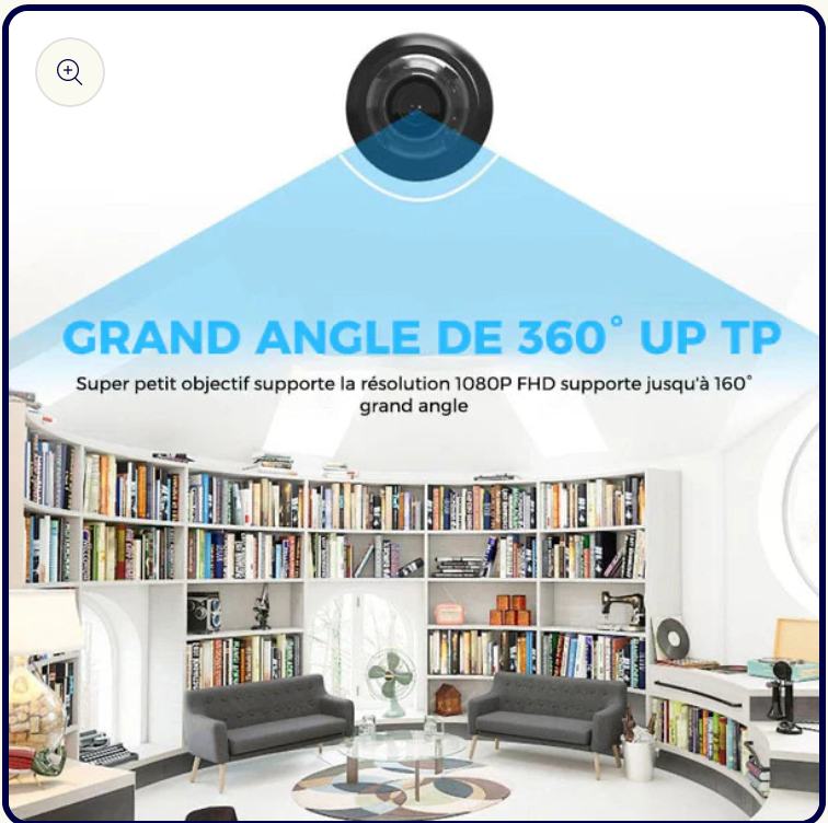 Mini Caméra espion WiFi discrète HD 1080P haute définition