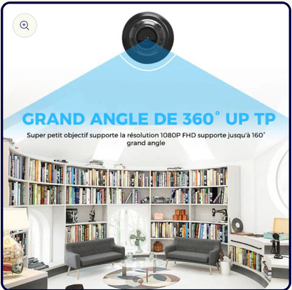 Mini Caméra espion WiFi discrète HD 1080P haute définition