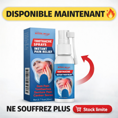 SPRAYDENTAIRE PRO : FINI LES DOULEURS DENTAIRES INSUPPORTABLES EN QUELQUES SECONDES