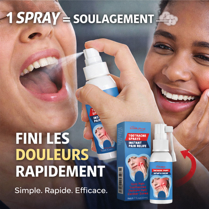 SPRAYDENTAIRE PRO : FINI LES DOULEURS DENTAIRES INSUPPORTABLES EN QUELQUES SECONDES