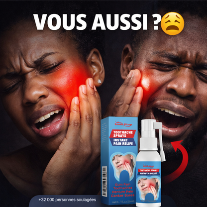 SPRAYDENTAIRE PRO : FINI LES DOULEURS DENTAIRES INSUPPORTABLES EN QUELQUES SECONDES